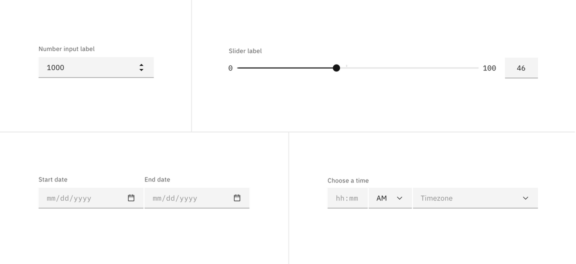 Example of bound entry controls